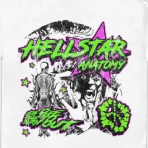 Hellstar Anatomy T-Shirt White
