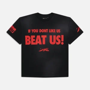 Hellstar Beat Us! T-Shirt Red Black
