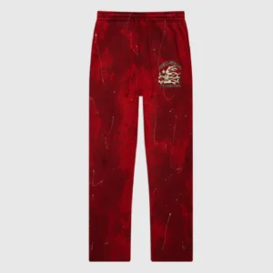 Hellstar Red Tye-Dye Sweatpants